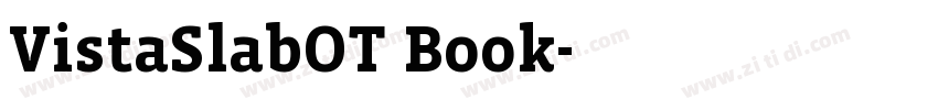 VistaSlabOT Book字体转换
